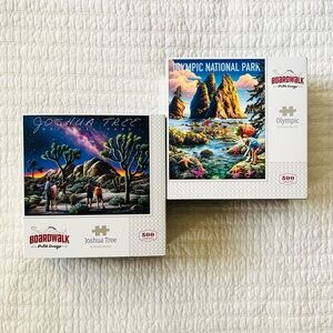 Boardwalk Joshua Tree and Olympic National Park Puzzle Set